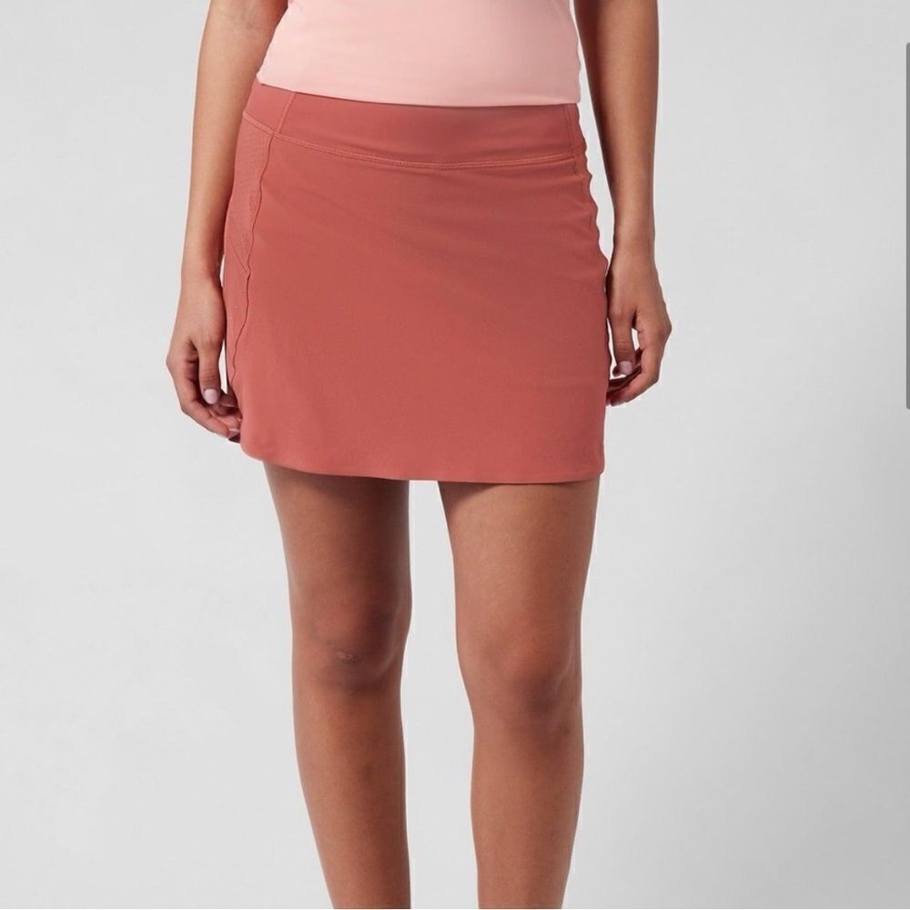 Athleta Run With It Skort 16" Salmon Pink 1X